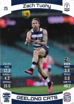2021 Team Coach AFL #25 Zac Tuohy Front